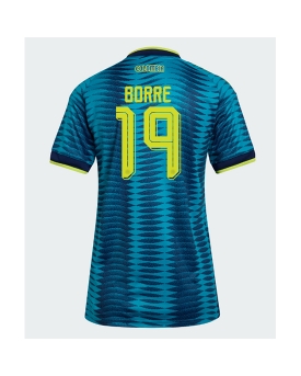Billige Fotballdrakt Colombia Rafael Santos Borre #19 Replika Bortedrakt Dame VM 2026 Kortermet Billige Fotballdrakt Colombia Rafael Santos Borre #19 Replika Bortedrakt Dame VM 2026 Kortermet